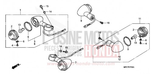 CLIGNOTANT (VT750C2/C2F/C2S) VT750C2SA de 2010